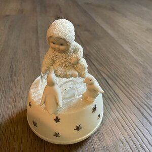 Dept 56 Snowbabies Penguin Igloo Music Box "Winter Wonderland" Box (no box)